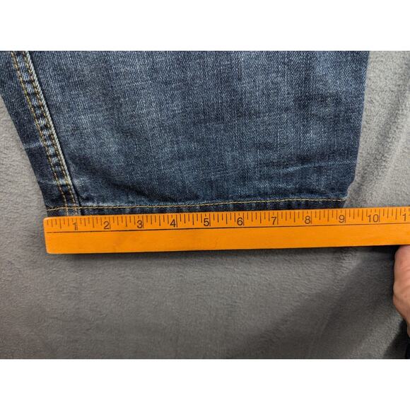 Jeansian Jeans Mens 38 Blue Multiples Pockets And Zipper Size 37x33 - Picture 7 of 12